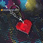 Подвеска «Pixel heart»