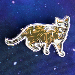 Брошь Walking Cyber Cat | 900 руб.