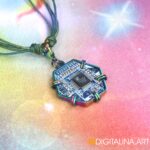 Подвеска Shimmer Cyber Hexagon