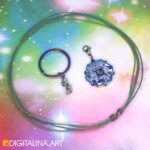 Подвеска Shimmer Cyber Hexagon