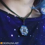 Подвеска Shimmer Cyber Hexagon
