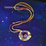 Кулон «Rainbow Cyber Waves»