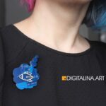 Cyber Rocket Dreams брошь