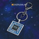 Digitalina Microchip Charm
