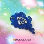 Cyber Diamond Dreams брошь