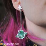 Cерьги «Star and planet»