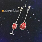 Серьги TechWine